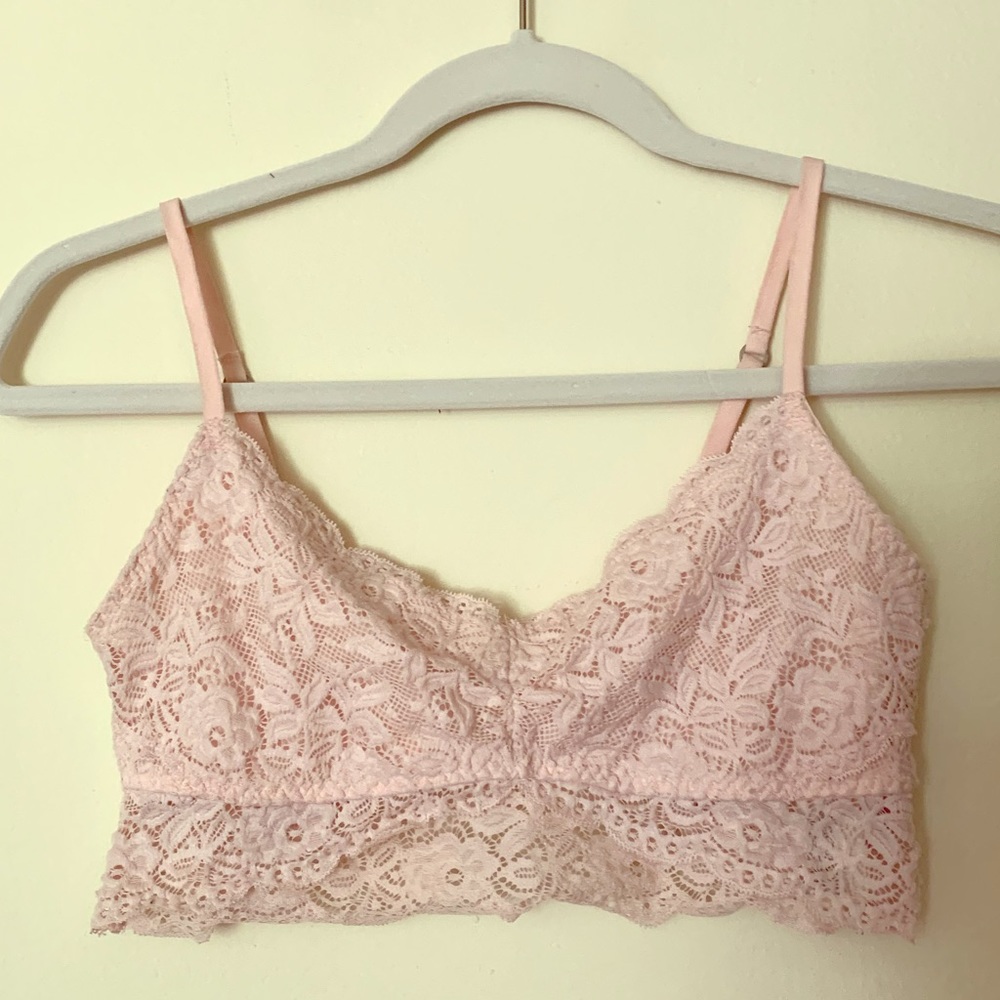 Powder Pink Lace Bralette 💗